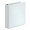 Universal 2 in. Capacity 11 in. x 8.5 in. 3 Rings Deluxe Easy-to-Open D-Ring View Binder - White